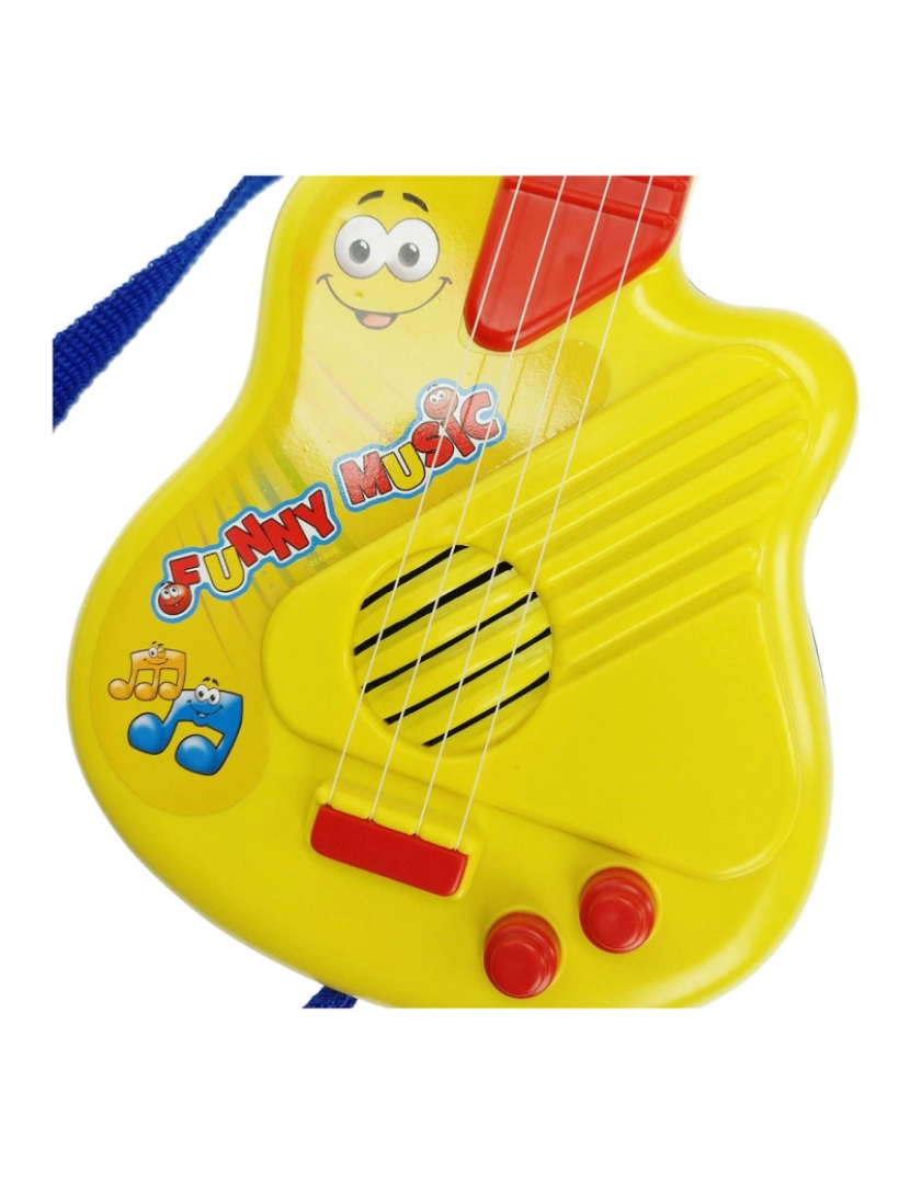 imagem de Guitarra Infantil Reig Microfone4