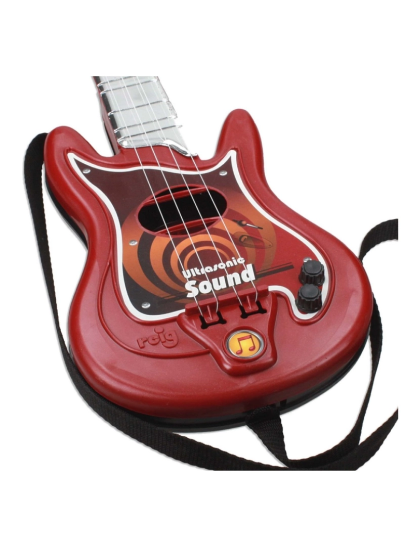 imagem de Guitarra Infantil Reig Microfone3