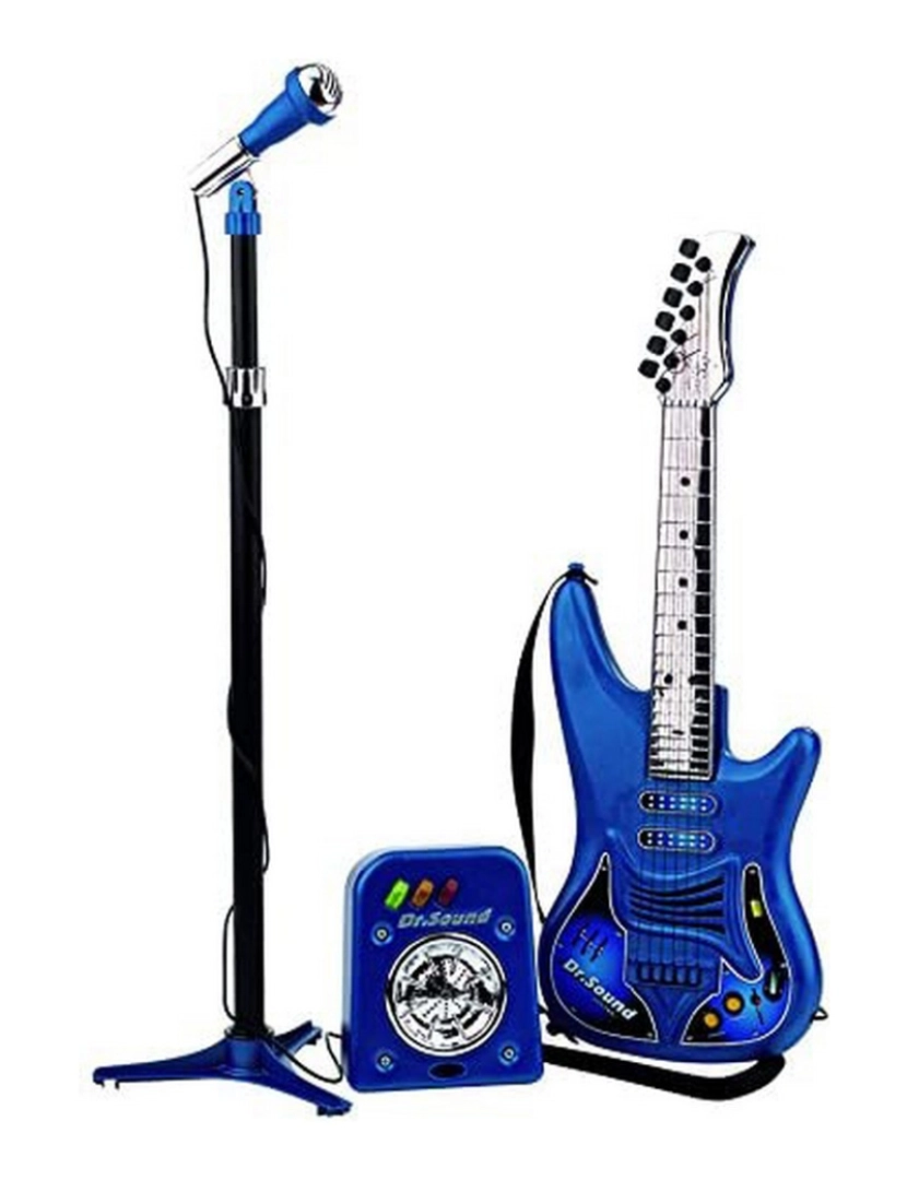 Reig - Guitarra Infantil Reig Microfone Azul