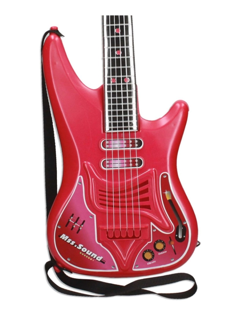 imagem de Guitarra Infantil Reig Microfone Vermelho2