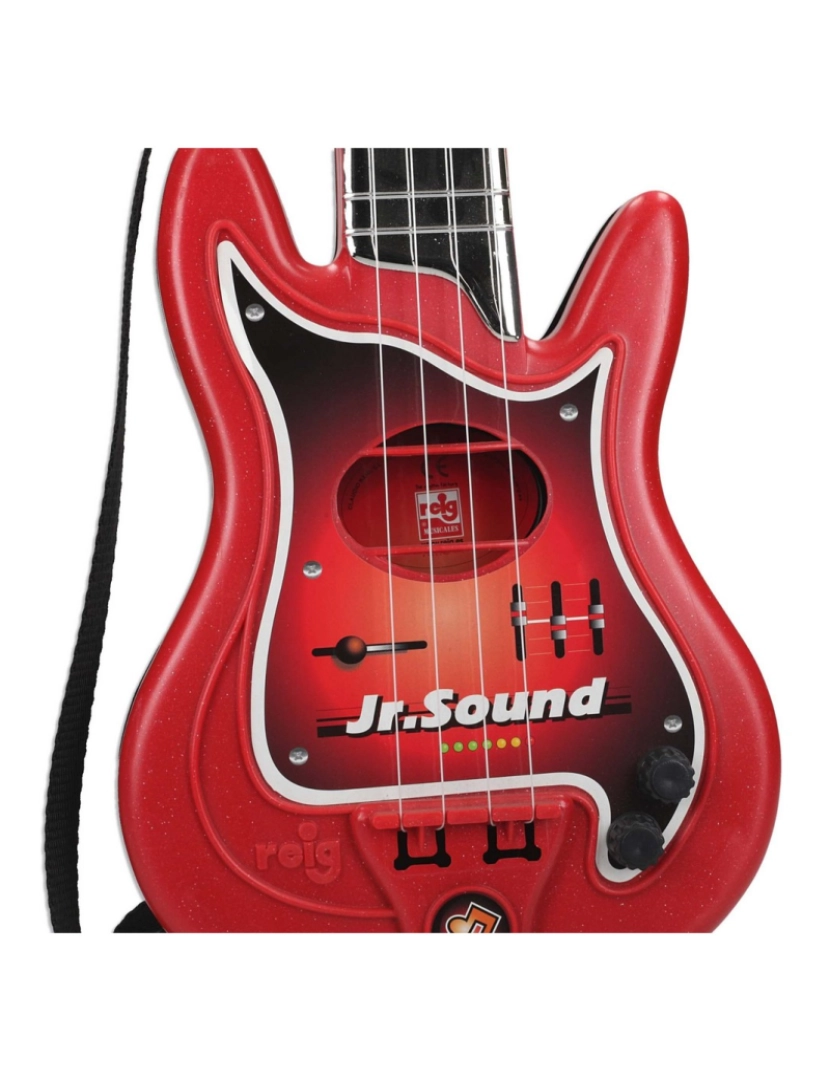 imagem de Guitarra Infantil Reig Microfone Vermelho2