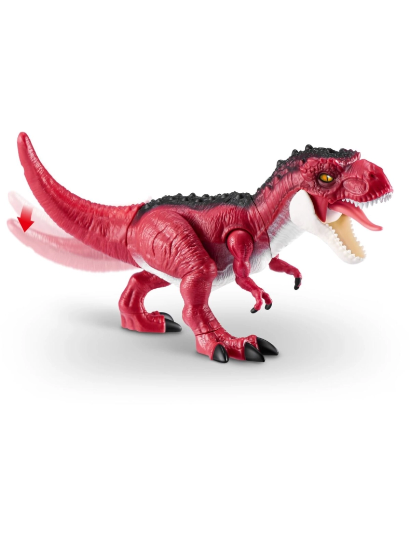 Dinossauro Zuru Robo Alive: Dino Action T- Rex Vermelho Figura articulada -  Zuru