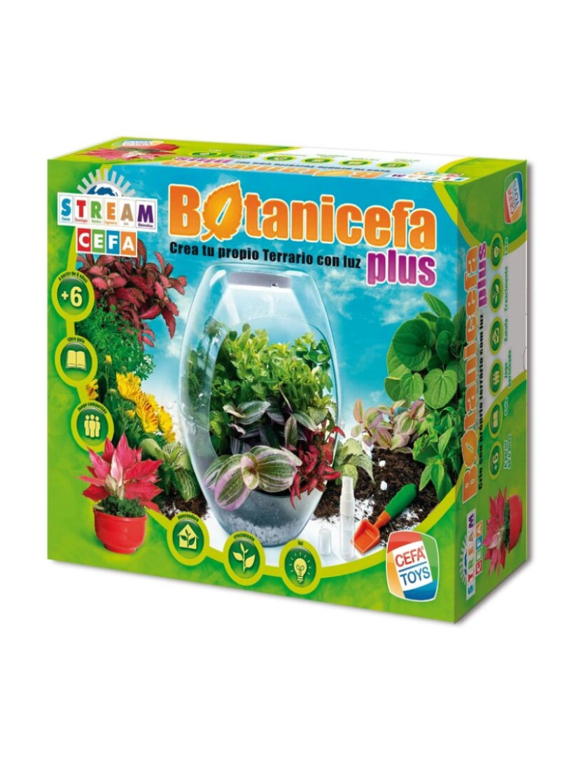 Cefatoys - Jogo Educativo Cefatoys Botanicefa Plus Jardim