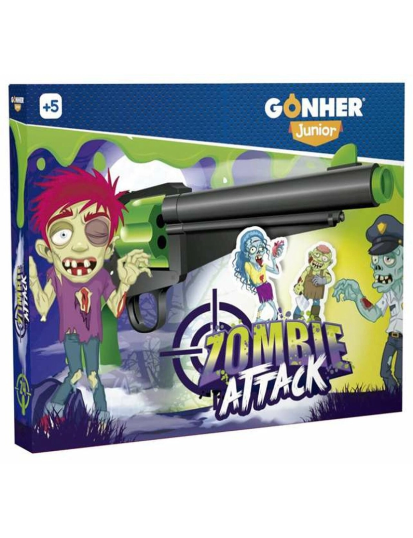 Gonher - Pistola de Dardos Gonher Zombie Attack