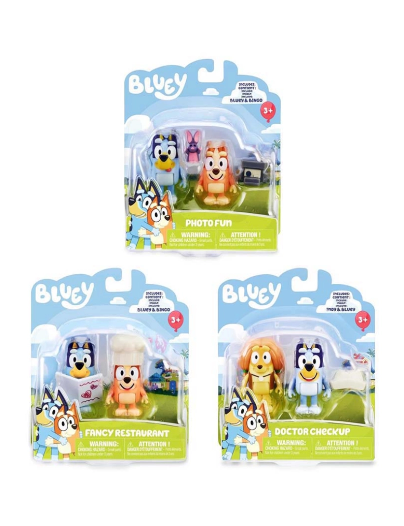 Famosa - Bluey Pack 2 Figura Sortido 4 S2 Bly07000