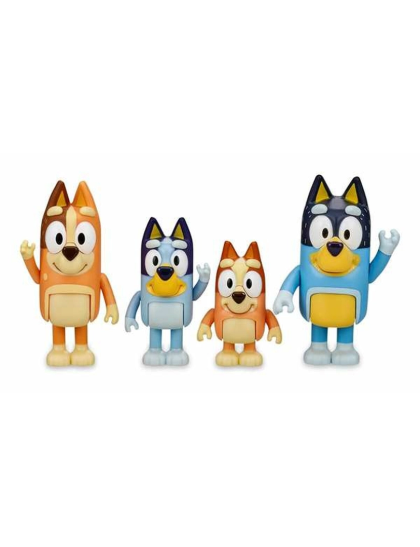 imagem de Conjunto de Figuras Bluey Family 6 cm3