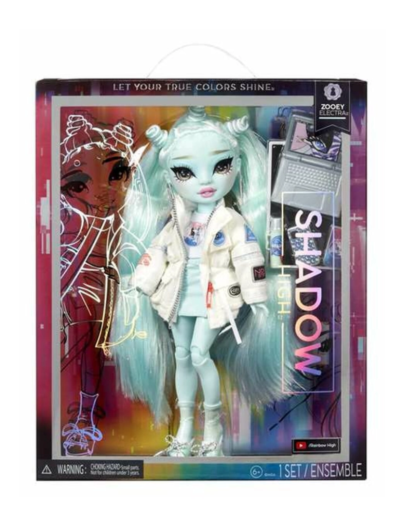 imagem de Boneca Rainbow High Junior Series 2 Zoey Electra2