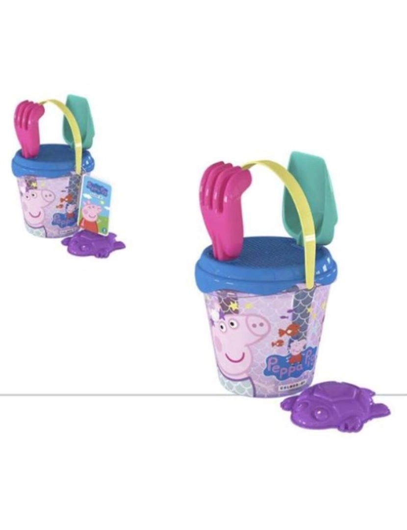 imagem de Conjunto de brinquedos de praia Peppa Pig 5 Peças 14 cm2