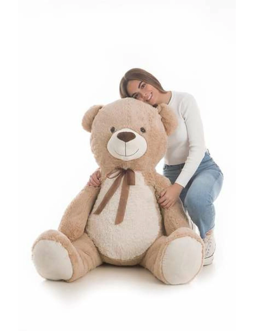 Bigbuy Fun - Urso de Peluche Jumbo Castanho 140 cm