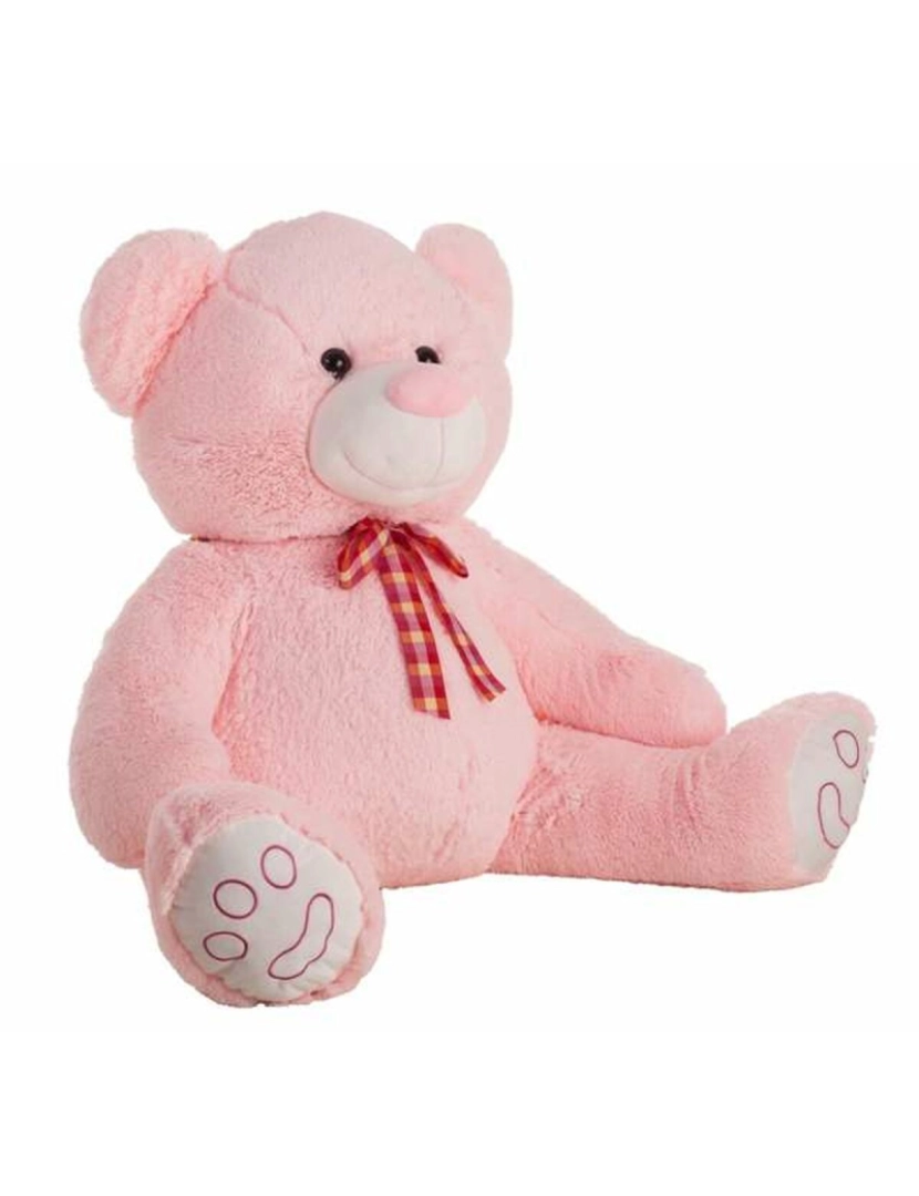 Bigbuy Fun - Urso de Peluche Evy Cor de Rosa 115 cm