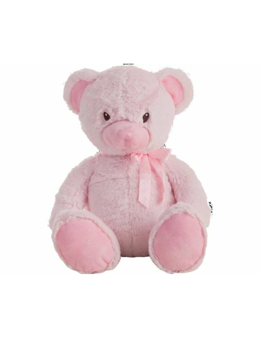 Bigbuy Fun - Urso de Peluche Cor de Rosa 30 cm