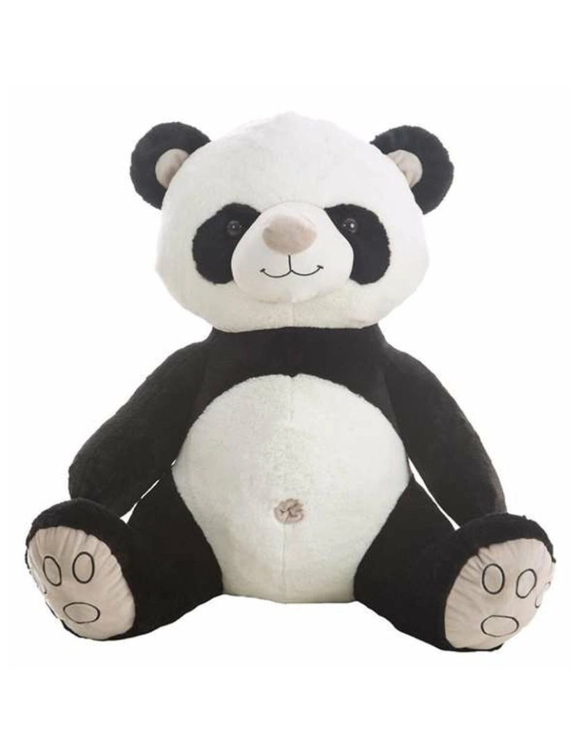 Bigbuy Fun - Urso de Peluche Silver Urso Panda 65 cm