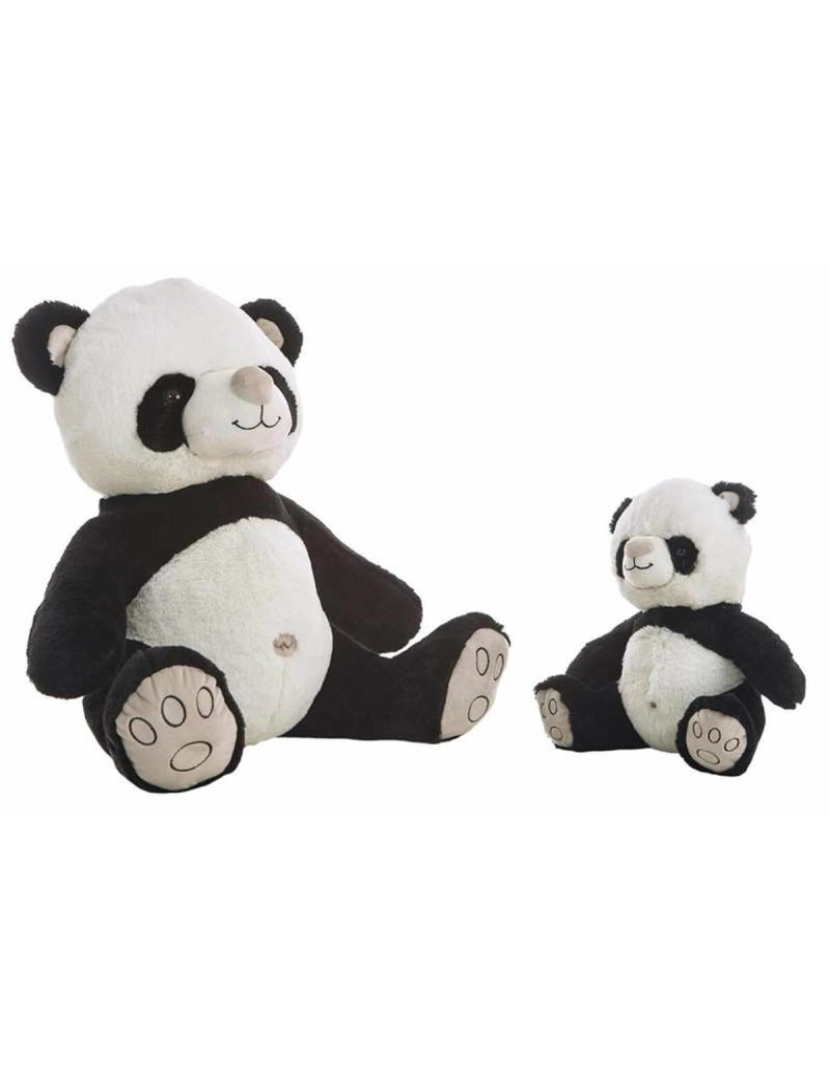 Bigbuy Fun - Urso de Peluche Silver Urso Panda 45 cm 45cm