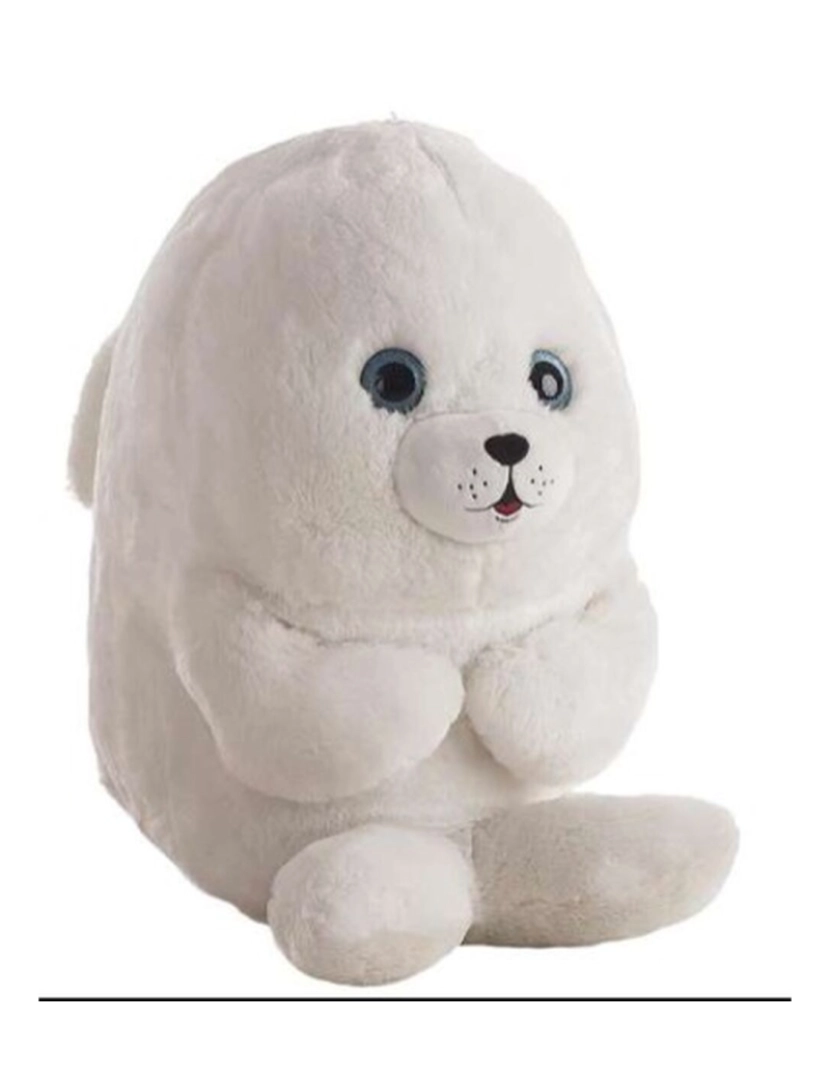 Bigbuy Fun - Peluche Foca Branco 42 cm