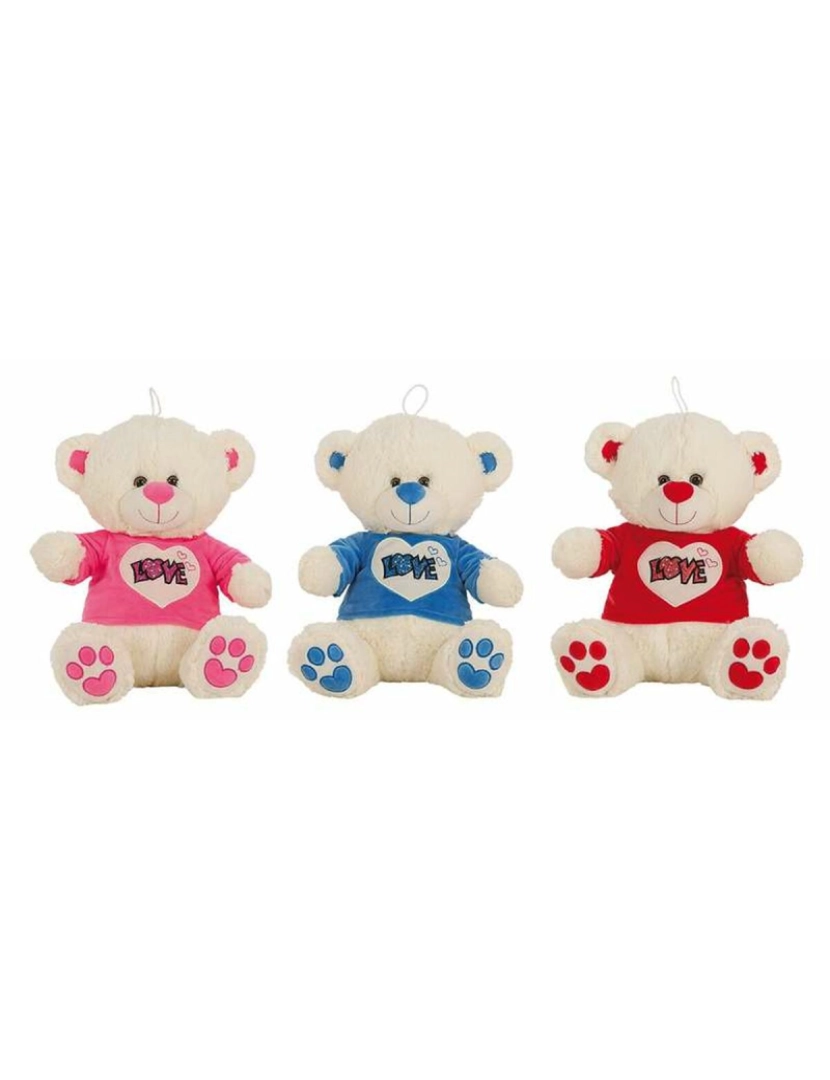 Bigbuy Fun - Urso de Peluche Love Purpurine 120 cm