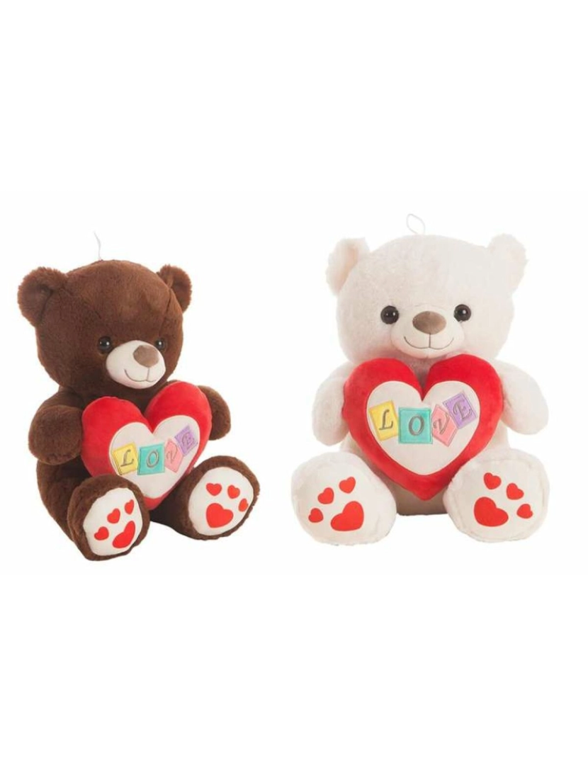 Bigbuy Fun - Urso de Peluche Cuadri Love 85 cm