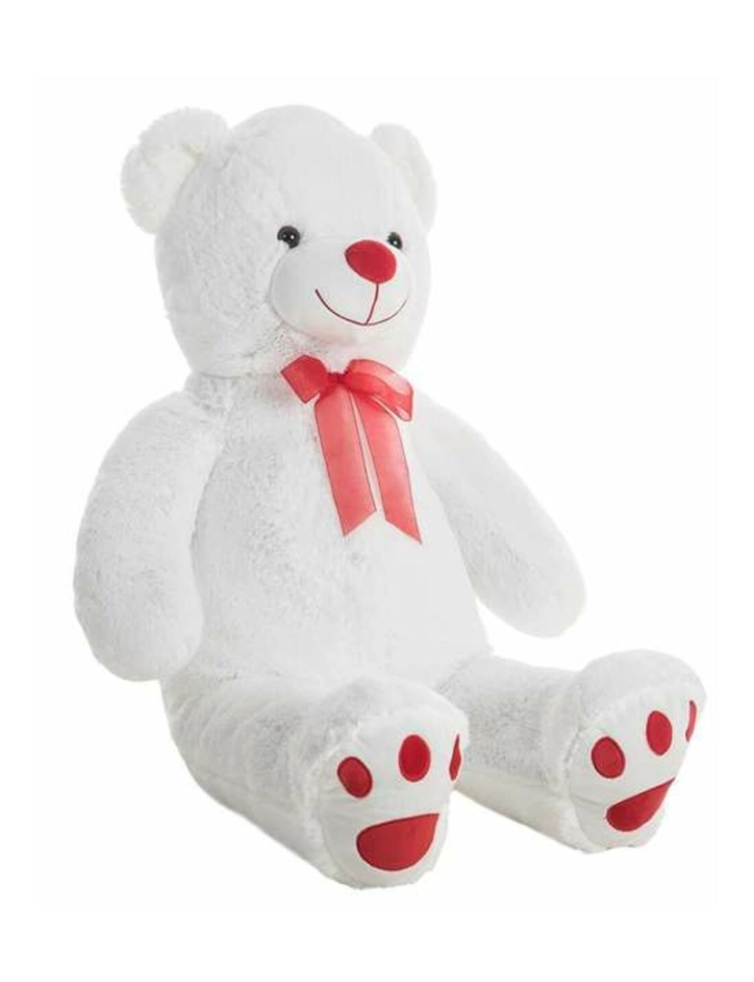 Bigbuy Fun - Urso de Peluche Pretty Branco 60 cm