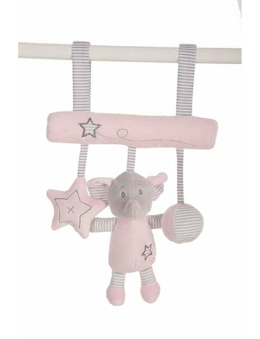 imagem de Expositor de Porta Peluche Elefante Cor de Rosa 25cm1