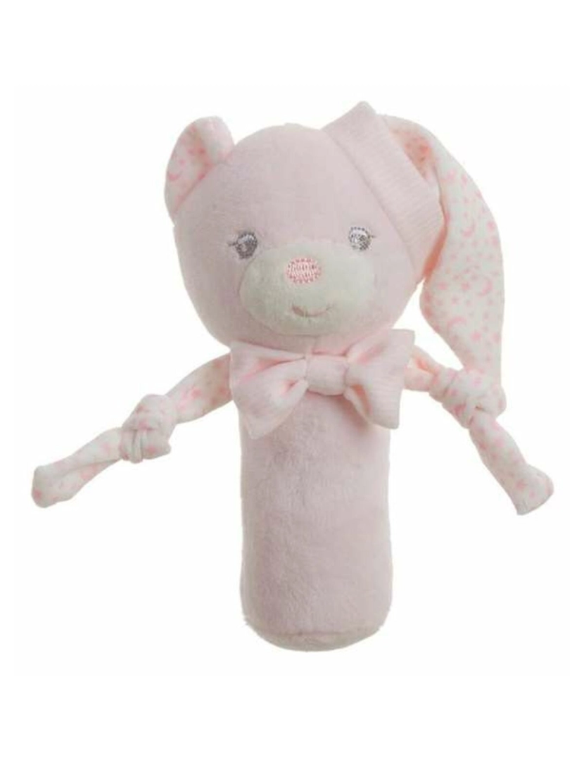 Bigbuy Fun - Guizo Sweet Stars Urso Cor de Rosa 16 cm