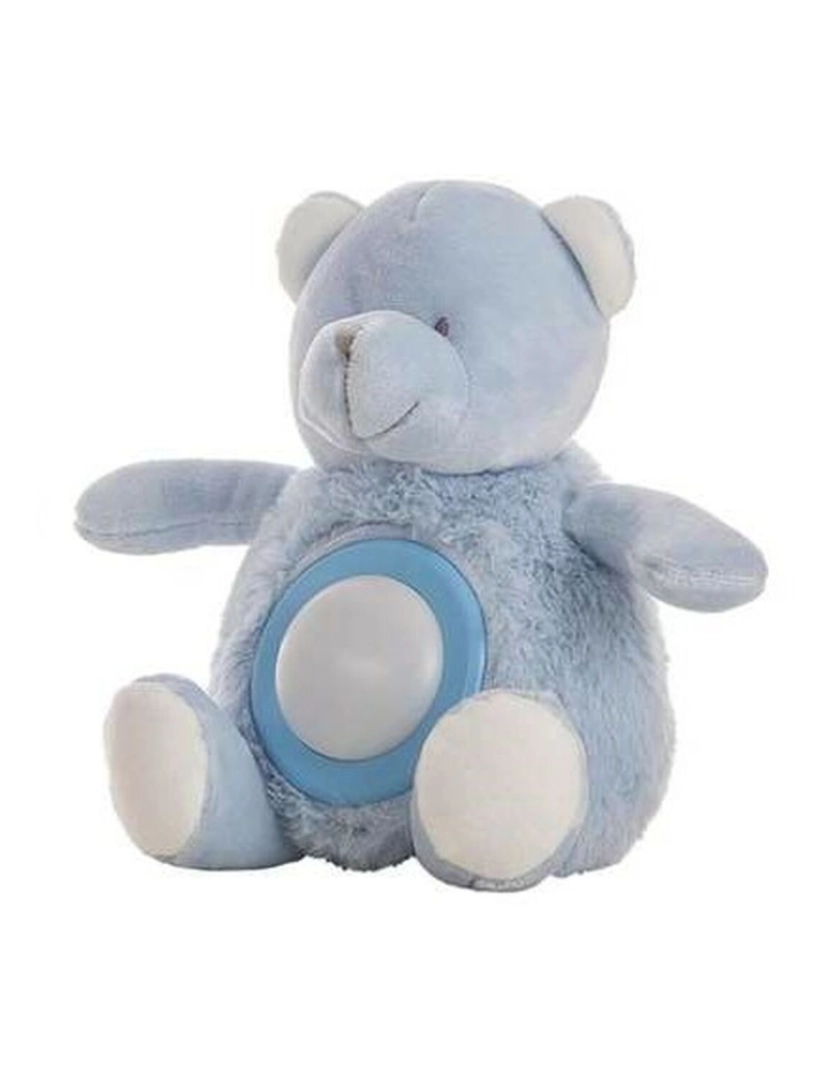 Bigbuy Fun - Urso de Peluche Azul Música Luzes 20 cm 20cm