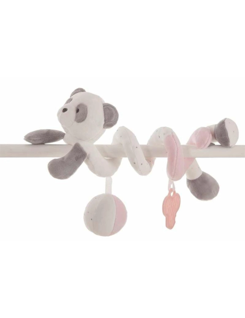 imagem de Espiral de Atividades Urso Panda Cor de Rosa 25cm2