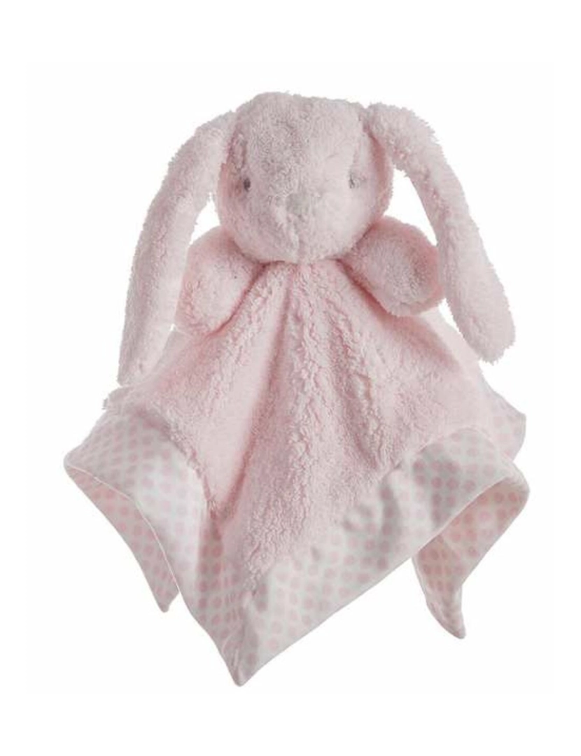 Bigbuy Fun - Doudou    dupla camada 30 x 30 cm Lunares Cor de Rosa