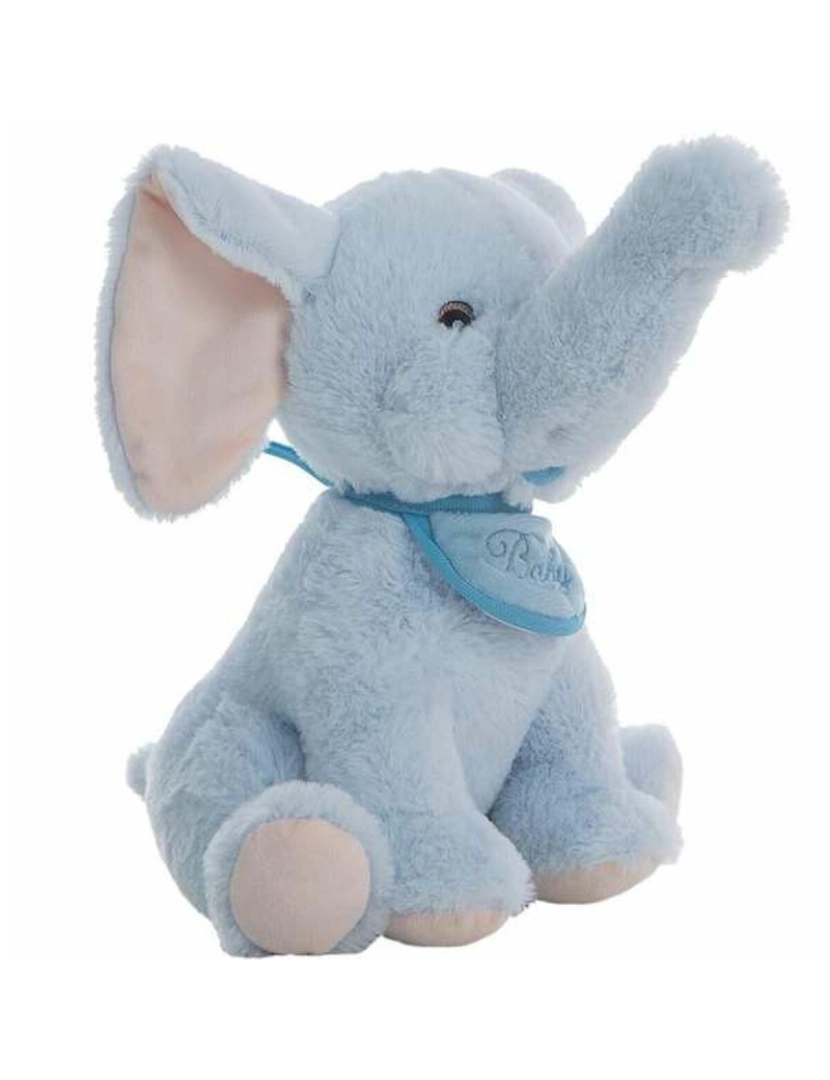 Bigbuy Fun - Elefante de Peluche Pupy Azul 21 cm