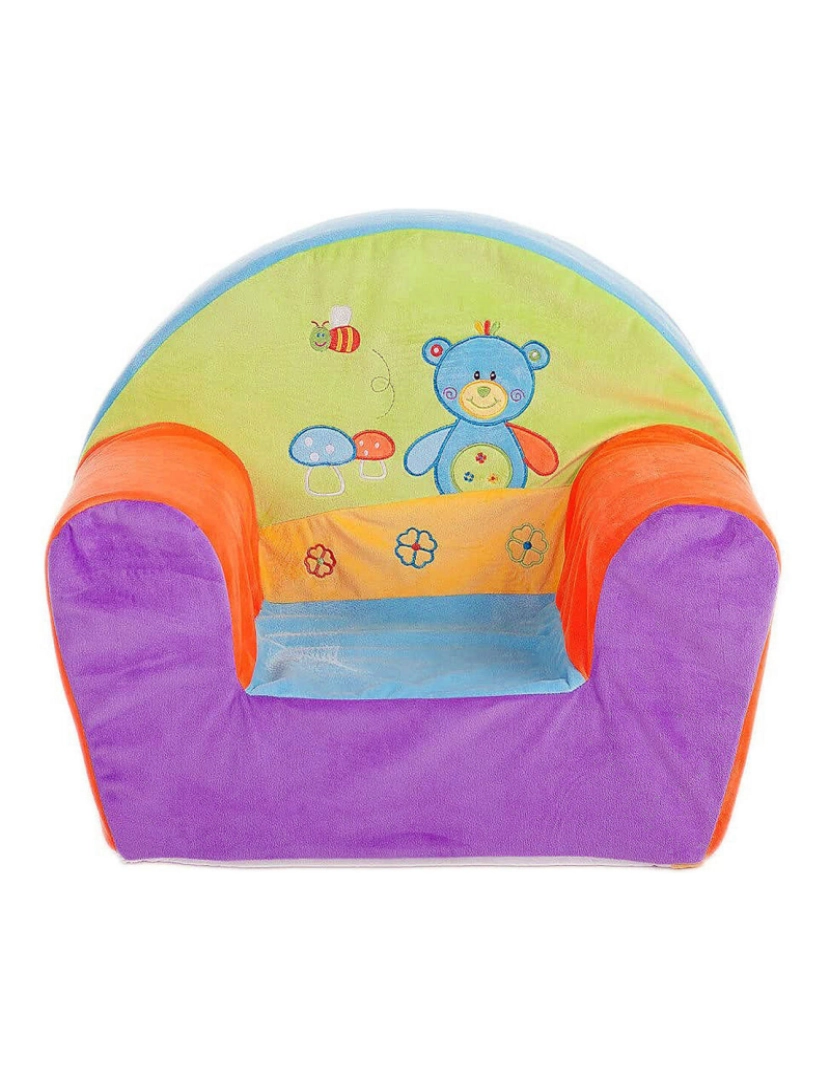 Bigbuy Home - Poltrona Infantil Multicolor Urso 44 x 34 x 53 cm