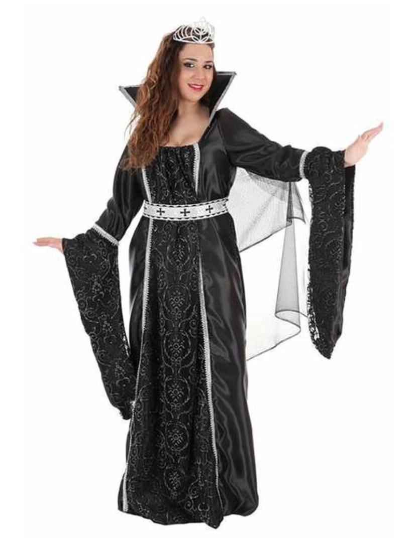 Bigbuy Carnival - Fantasia para Adultos Rainha Medieval M/L (3 Peças)