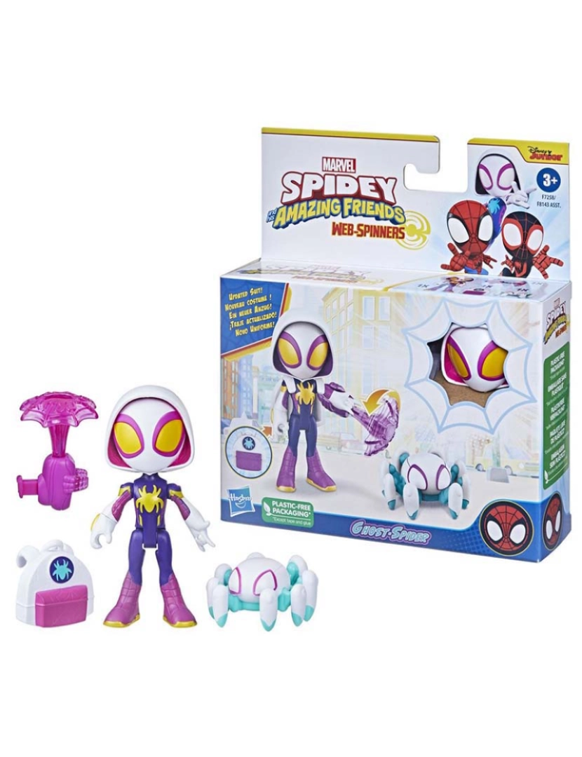 Hasbro - Spidey Amazing Friends Web Spinners Ghost F72585X0