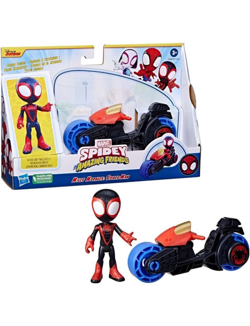 Hasbro - Spidey Amazing Friends Mota Miles Morales F74605X0