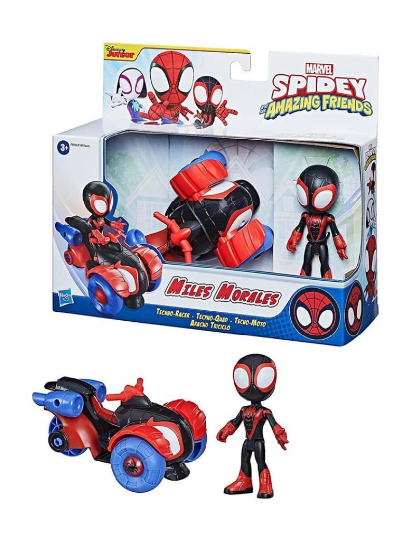 Hasbro - Spidey Quadriciclo Miles Morales F19415X0