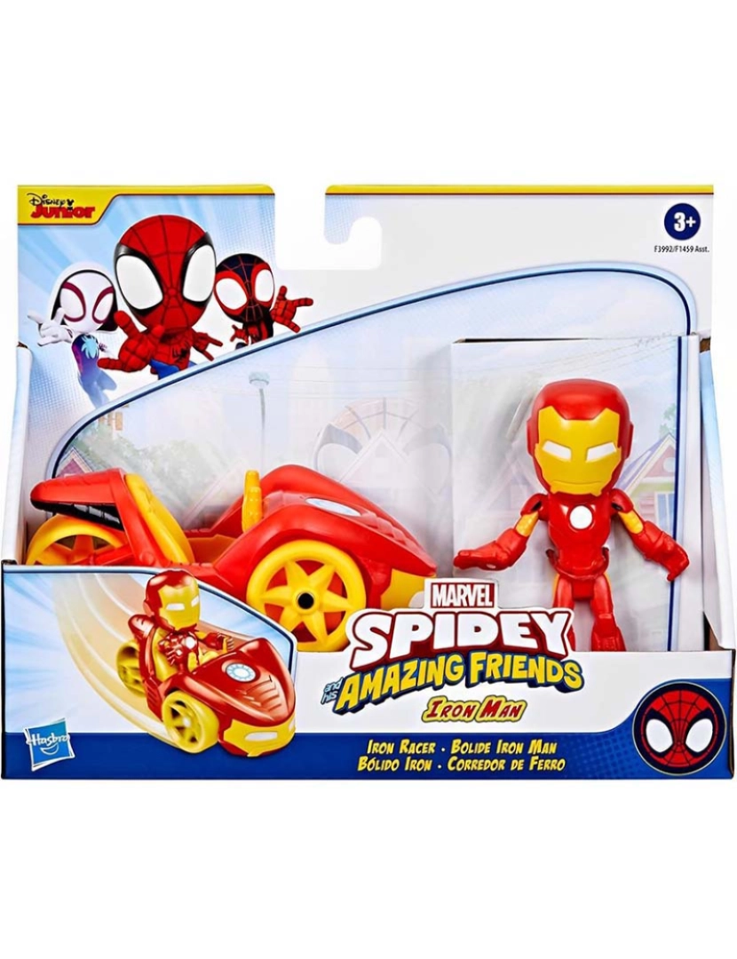 Hasbro - Spidey Figuras E Veiculo Iron Man F14595L2/F3992