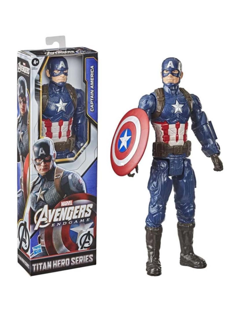 Hasbro - Avengers Capitão America 30Cm Titan F13425X0