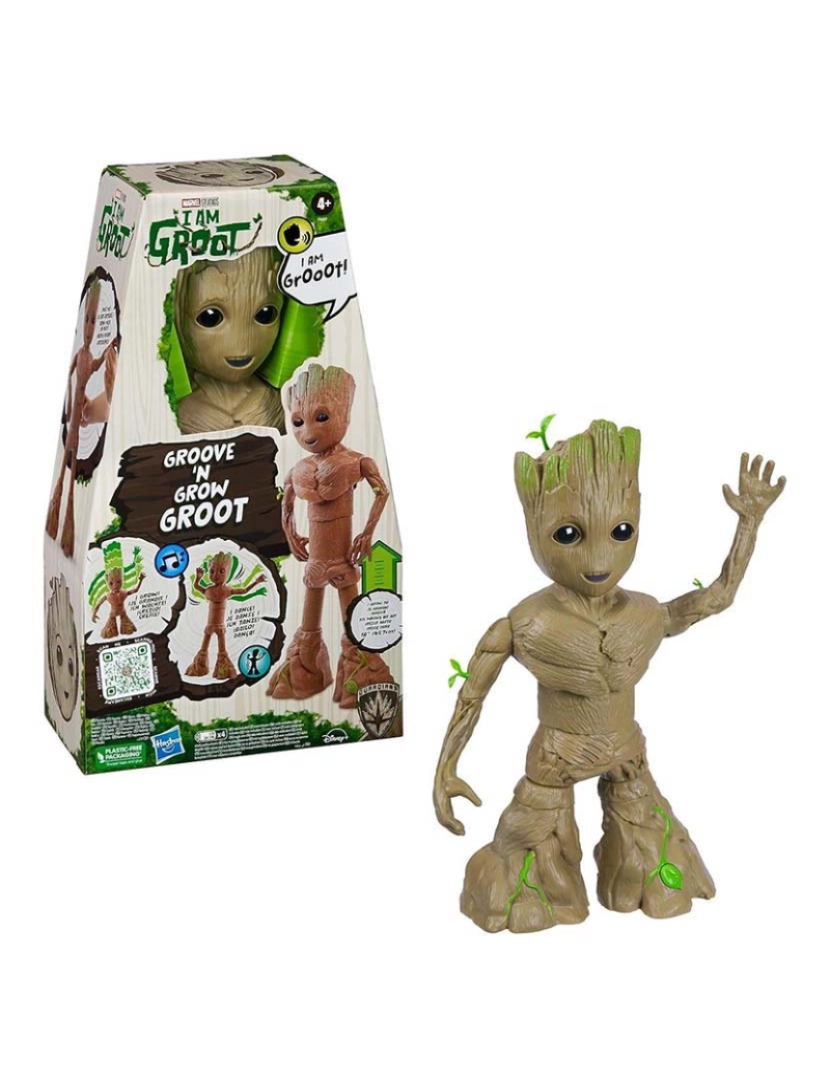 Hasbro - Avengers Guardiões G.Figura Electro.Groot F80275E0