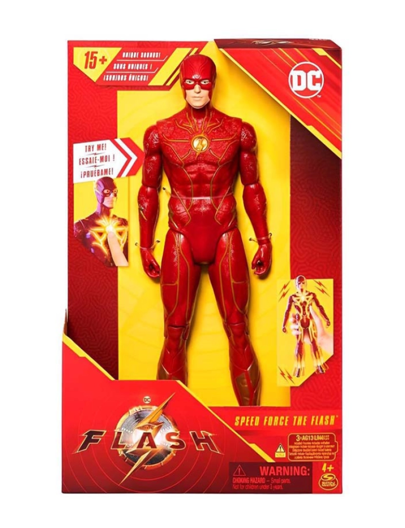 Spin Master - Dc Comics Flash Figura Deluxe Xl125282/6065590