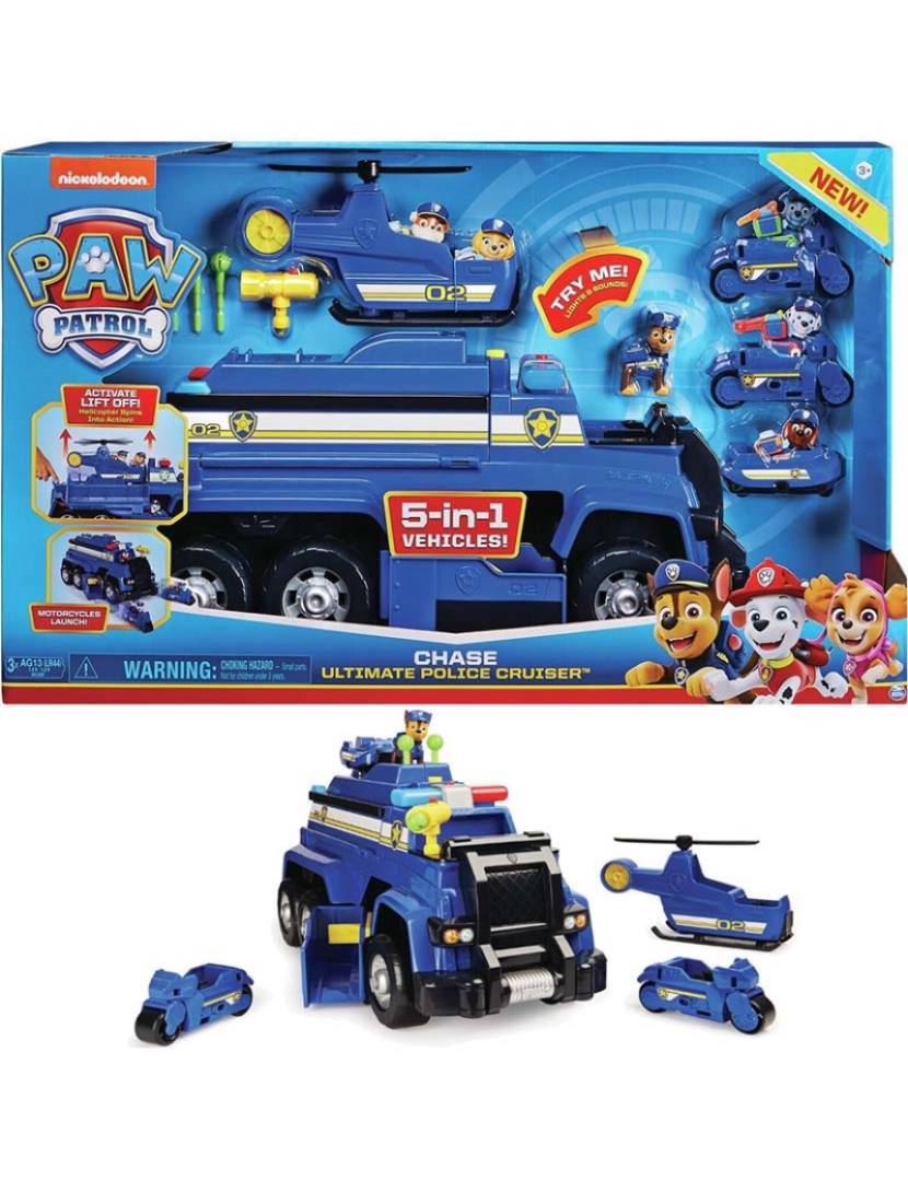 Concentra - Paw Patrol Camião De Policia Deluxe 118789/17702