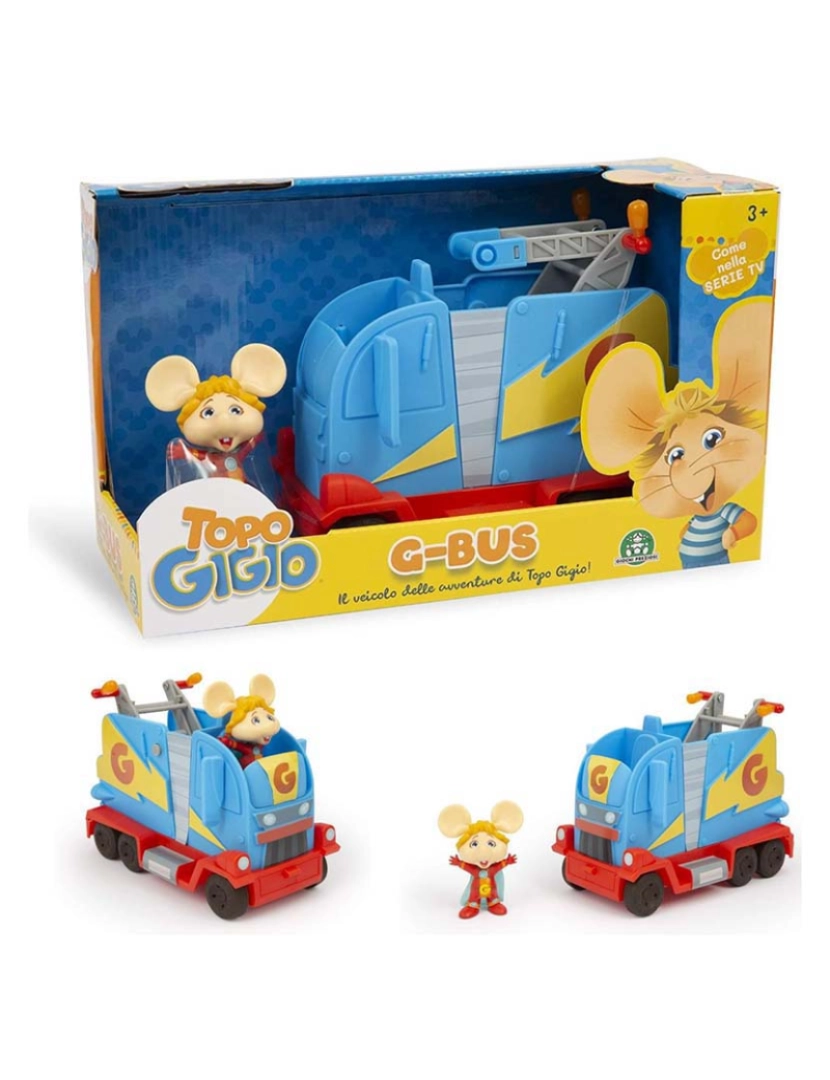 Topo Gigio - Topo gigio g-bus com figura