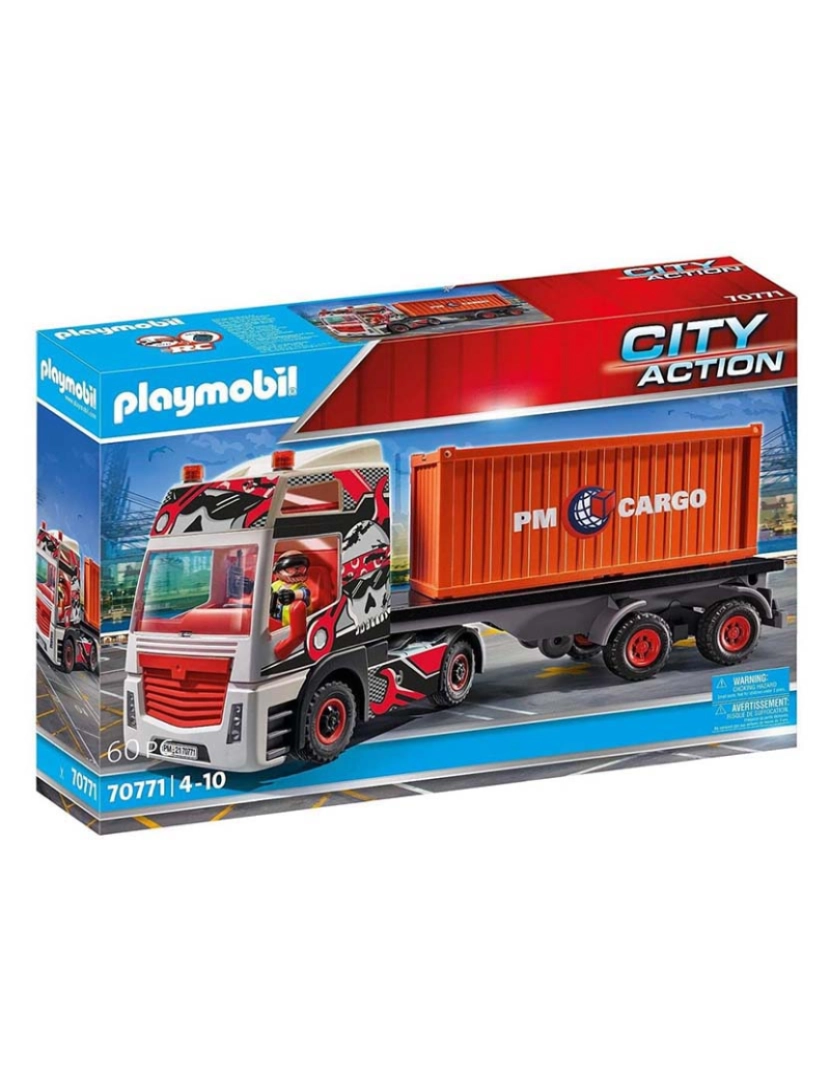 Playmobil - CAMIÃO COM REBOQUE 70771