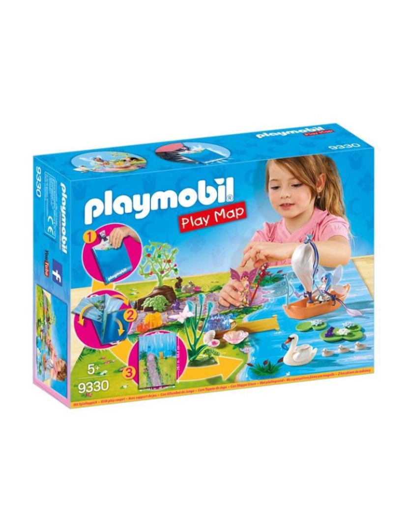 Playmobil - PLAY MAP FADAS NO JARDIM 9330