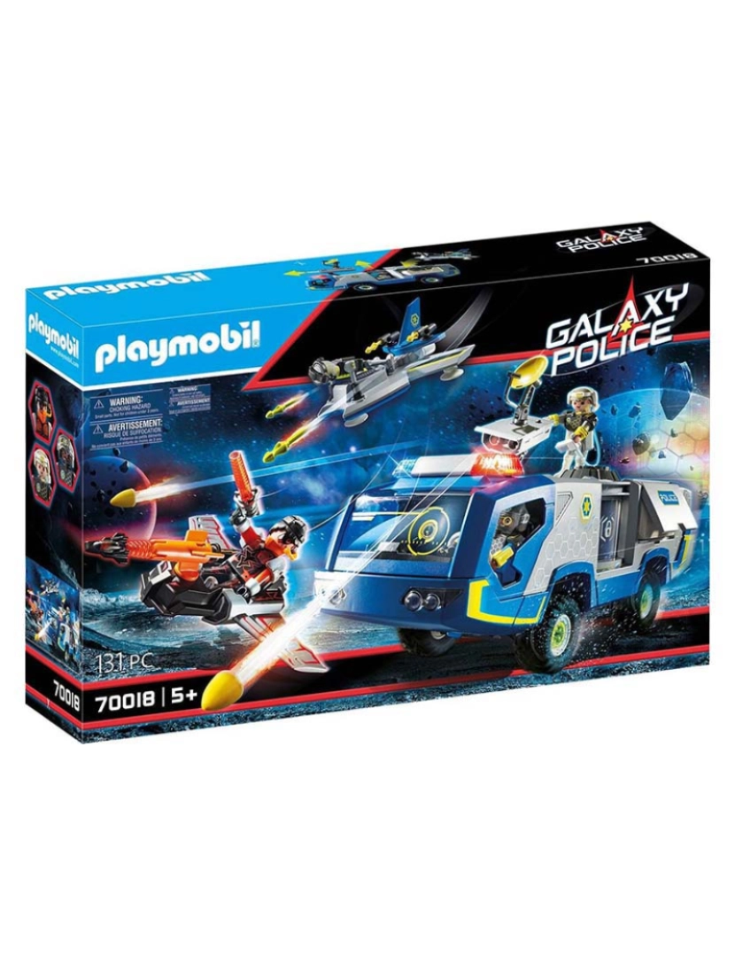 Playmobil - POLICIA GALACTICA COM CAMIÃO 70018