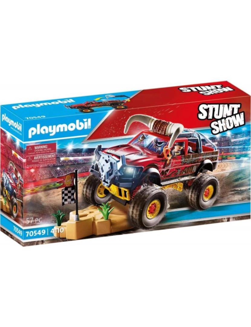 Playmobil - STUNTSHOW MONSTER TRUK HORNED 70549