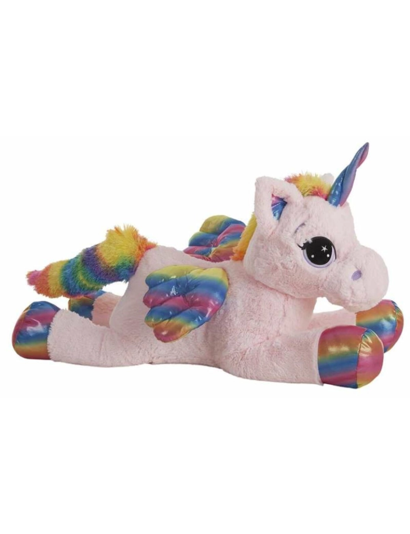 Bigbuy Fun - Peluche Rainbow Unicórnio 130 cm