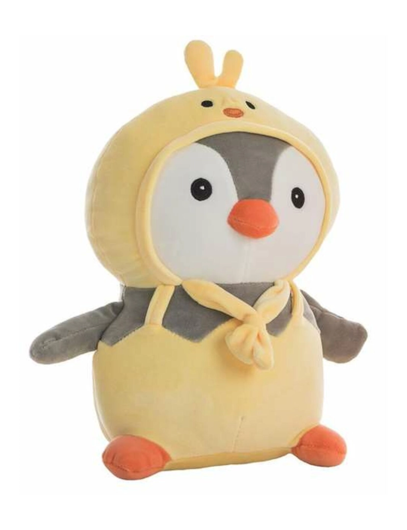 Bigbuy Fun - Peluche Kit Pinguim Amarelo 80 cm