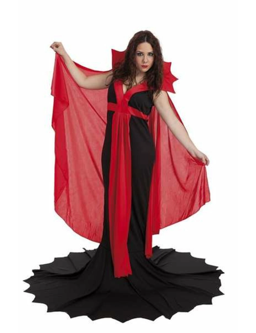 Bigbuy Carnival - Fantasia para Adultos Glamour Vampira M/L (2 Peças)