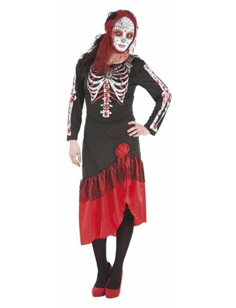 Bigbuy Carnival - Fantasia para Adultos M/L Catrina