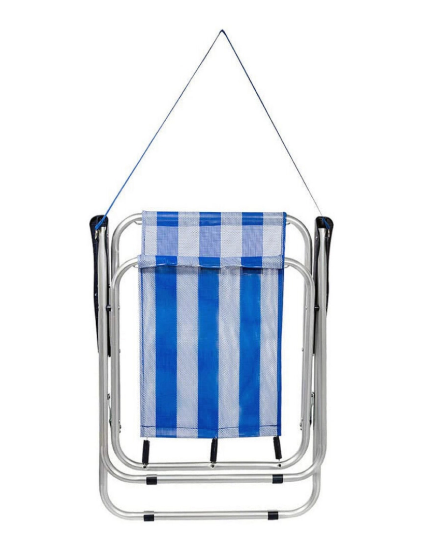 imagem de Cadeira de Campismo Acolchoada Colorbaby Marinheiro Branco Azul Marinho 44 x 45 x 76 cm3