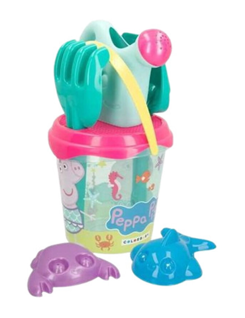 Peppa Pig - Conjunto de brinquedos de praia Peppa Pig 7 Peças