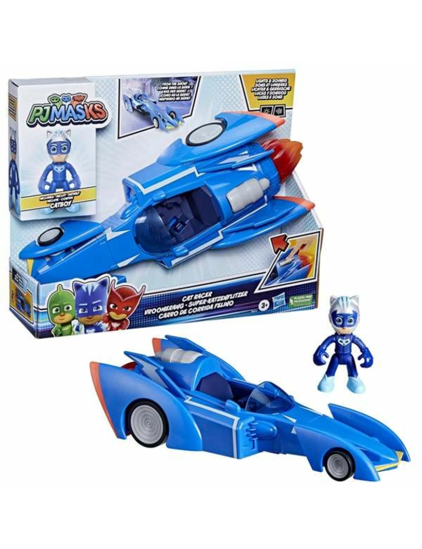 PJ Masks - Playset de Veículos PJ Masks Super Cat-Mobile