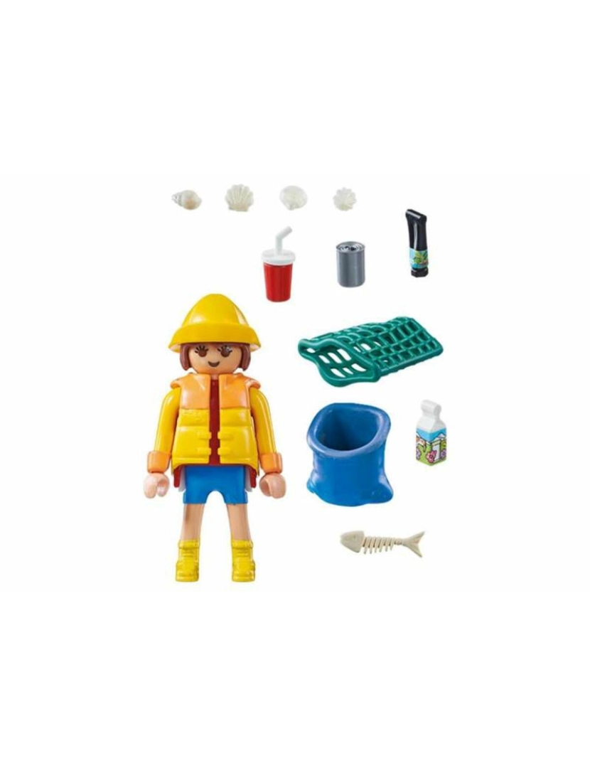 imagem de Playset Playmobil 71163 Special PLUS Ecologist 17 Peças2